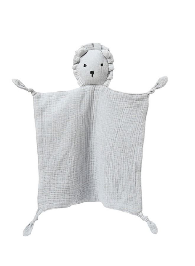 Loquat Baby Pure Cotton Cloth Comfort Towel Baby Sleeping Doll Lion Multicolor - Image 5