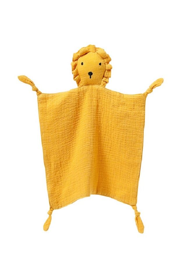 Loquat Baby Pure Cotton Cloth Comfort Towel Baby Sleeping Doll Lion Multicolor - Image 2