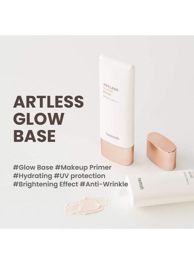 Heimish Artless Glow Base Spf 50+ Pa+++ 1.4Fl.Oz/40Ml ; Moisturizer Sunscreen To Makeup Base ; Cruelty Free All In One Glowy Skin All Skin Types Lightweight Soft Cream Texture Face Primer - Image 3