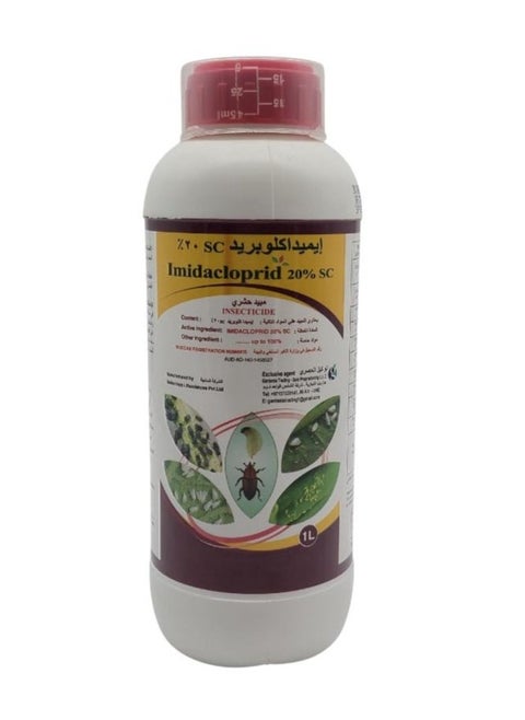 Imidacloprid 20% SC Pest Control Spray for Aphids, Thrips, Whiteflies 1 Liter
