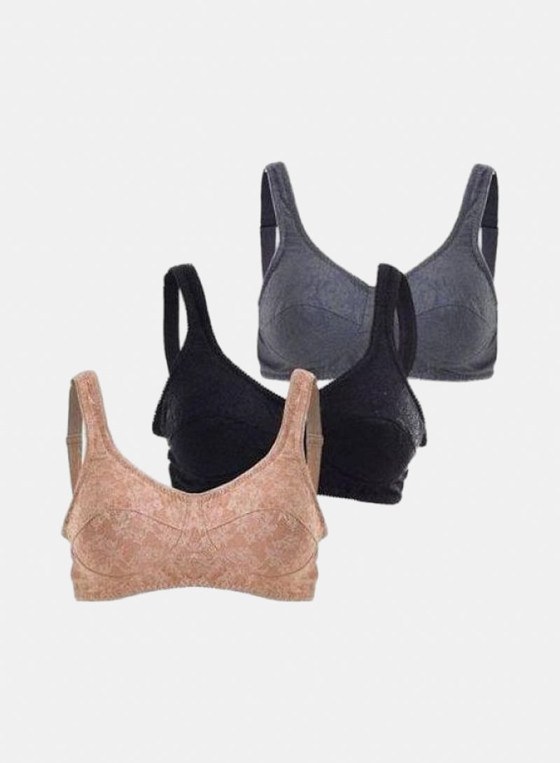 3 Piece Laso Set - 126D Bra - Padded Inside