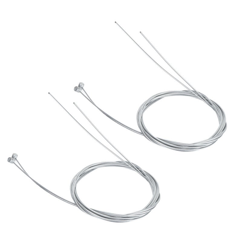 Bike Brake Cable Set: 1800mm Stainless Steel Zinc-Coated 19-Wire - Anticorrosion Smooth Braking Easy Installation Brake Cable Replacement for Mountain Road Kids Folding Bikes - Image 5