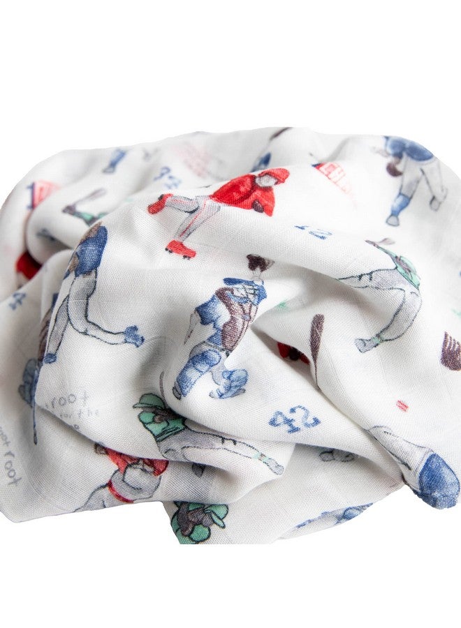 little unicorn يونيكورن الصغيرة - لفافة هومران ديلوكس | مفرد | 100% موسلين رايون من البامبو | ناعم للغاية | للمواليد والرضع | كبير 47” × 47” | قابل للغسل في الغسالة - Image 3