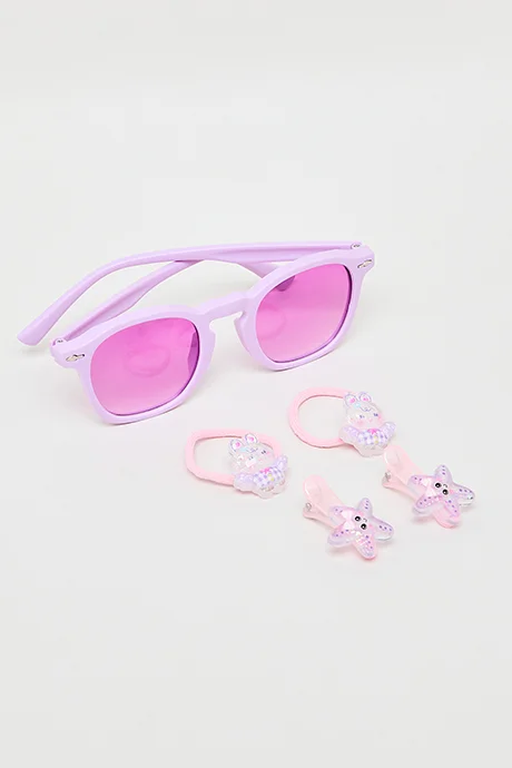 أر أند بي Hair Accessories & Sunglasses Set