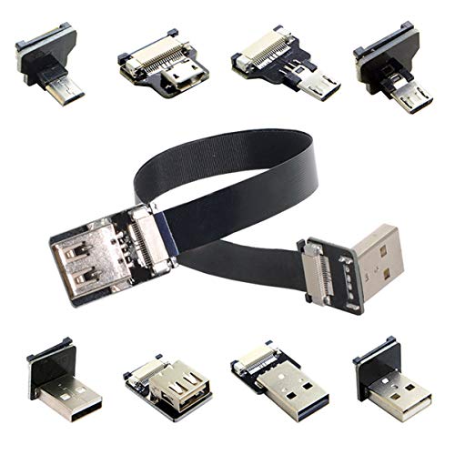 CY Cable FPV USB 10cm USB FPC Ribbon Flat Cable Pitch 20pin for USB3.0 2.0 FPV Multicopter Aerial Photography (10cm) - Image 3