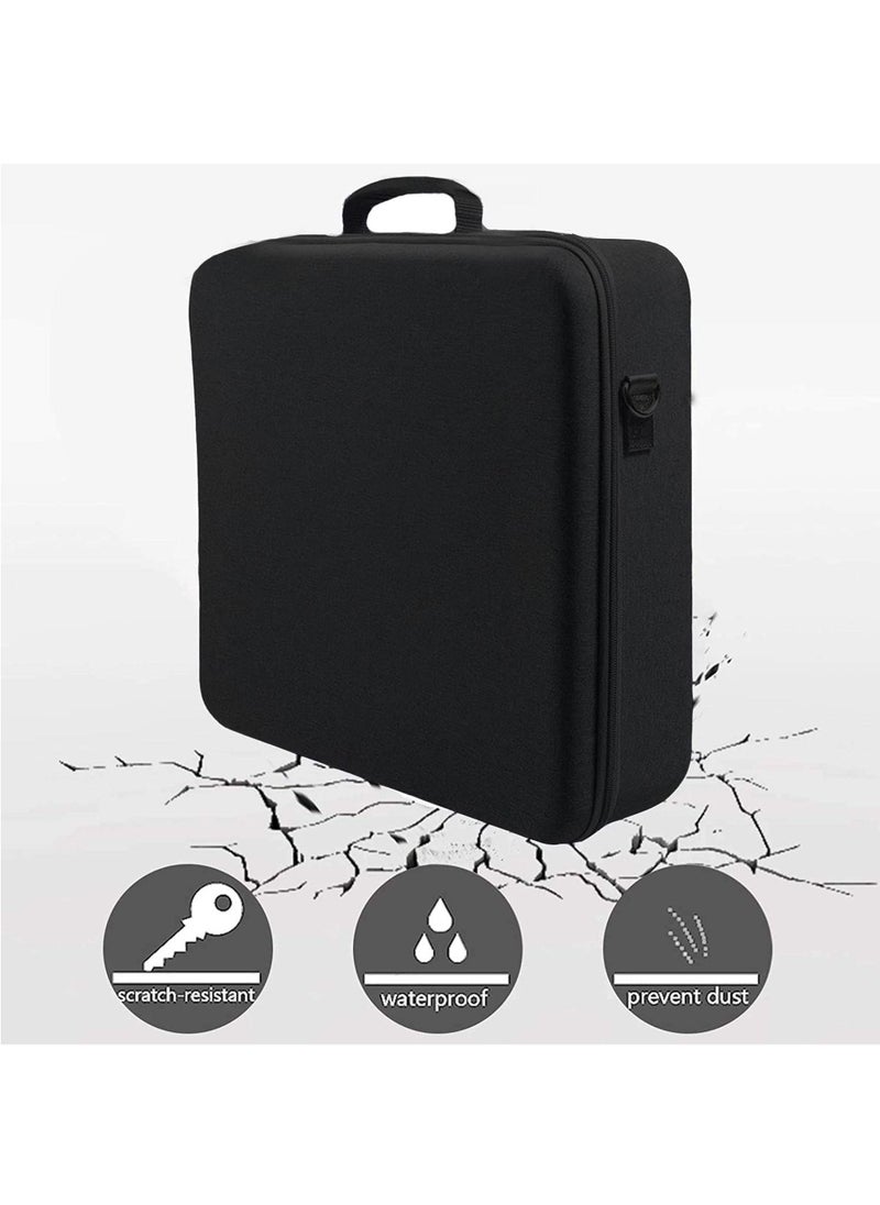 Rock Pow - Carrying Case for PS5 Protective Hard Shell Console Case - Travel Storage Bag for Playstation 5 Digital Edition with Customizable Interior for PS5 Game Consoles/Controllers/Headset - Image 1