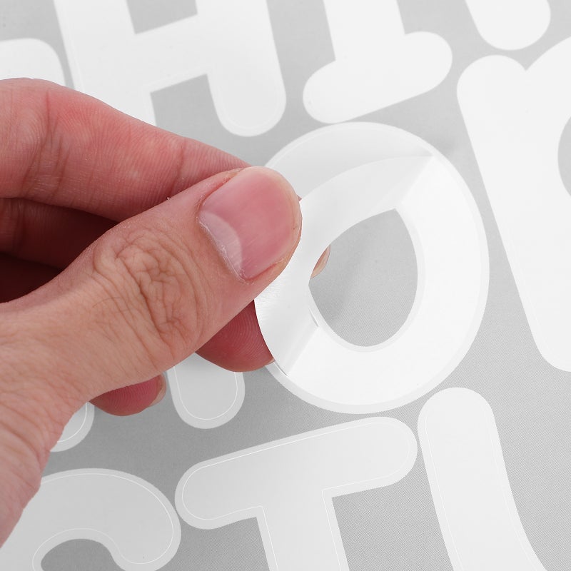 12 Sheets Number Letters Stickers Decorative Letters Numbers Stickers Self Adhesive Letter Sticker - Image 4
