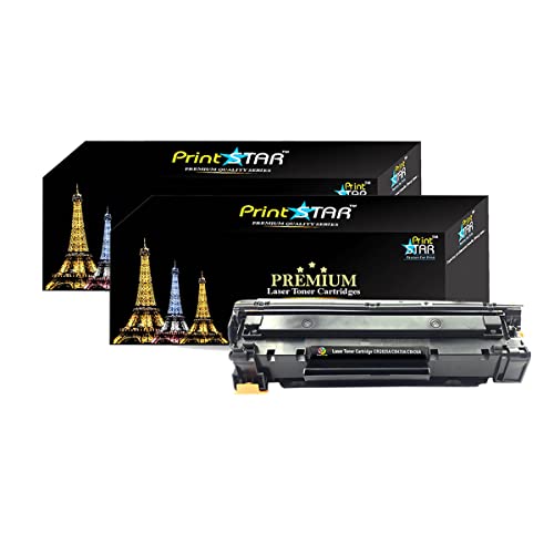 Print Star Canon 925 Single Colour Black Toner Cartridge Replacement of Canon Laser Shot LBP6018B Compatible with LaserJet Image Class MF3010 Printer, L100, L110, L200, L210, L300, L350. (Pack of 2) - Image 1