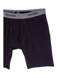 Hanes Hanes Mens 4 Pack Ultimate Stretch Long Leg Boxer Briefs  - Image 3