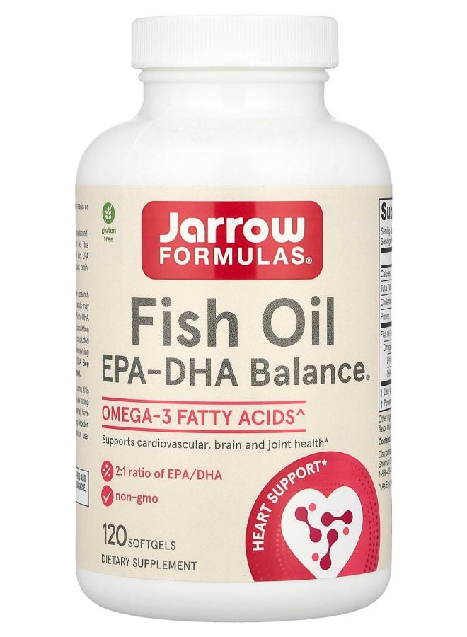 jarrow formulas Fish Oil EPA-DHA Balance® 120 Softgels