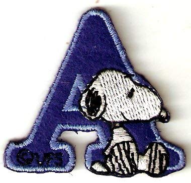 Snoopy شعار سنوبي ABCs حرف A للتثبيت بالحديد / الخياطة - Image 5
