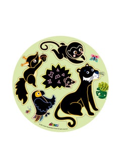 Avenir Jungle Animals 14 Diverse Jungle Animal Objects Educational Numbers on Cards Versatile Play for Home and Outings Ideal for Kids 3+  - Image 3