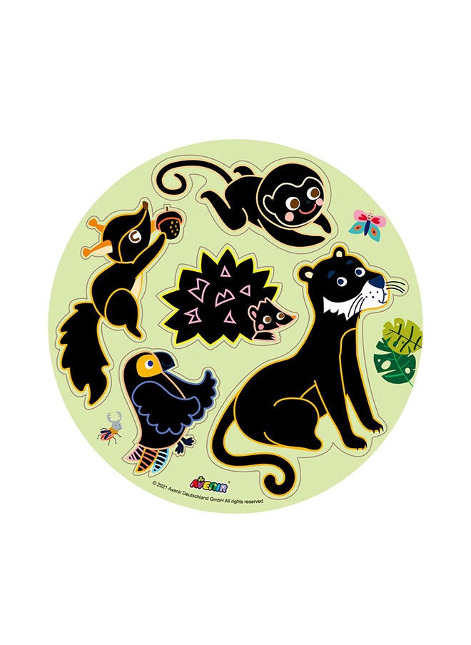 Avenir Jungle Animals 14 Diverse Jungle Animal Objects Educational Numbers on Cards Versatile Play for Home and Outings Ideal for Kids 3+  - Image 3