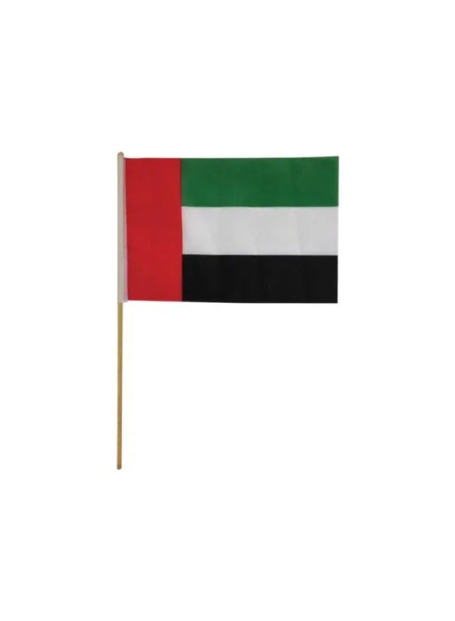ميلز علم الإمارات العربية المتحدة مع عمود خشبي