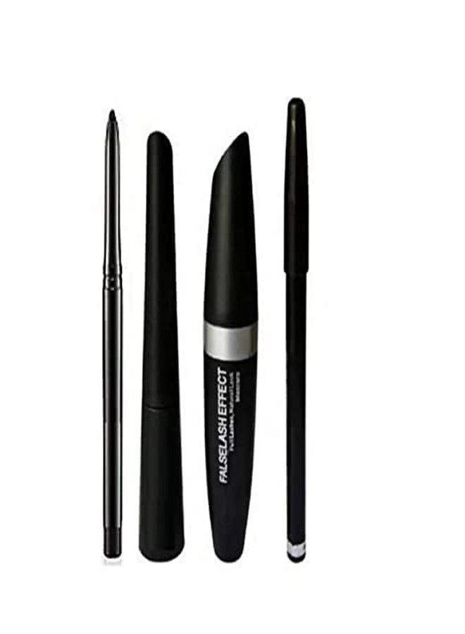 Glowhouse Fashion Makeup Kit for Girls Makeup Brushes 7 Piece Makeup Sponges 6 Piece Eye Liner & Kajal & Mascara & Eye Brow Pencil (4in1) - Image 2
