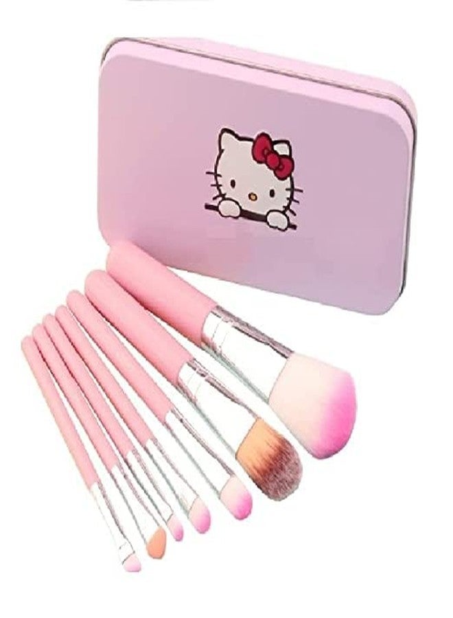 Glowhouse Fashion Makeup Kit for Girls Makeup Brushes 7 Piece Makeup Sponges 6 Piece Eye Liner & Kajal & Mascara & Eye Brow Pencil (4in1) - Image 4