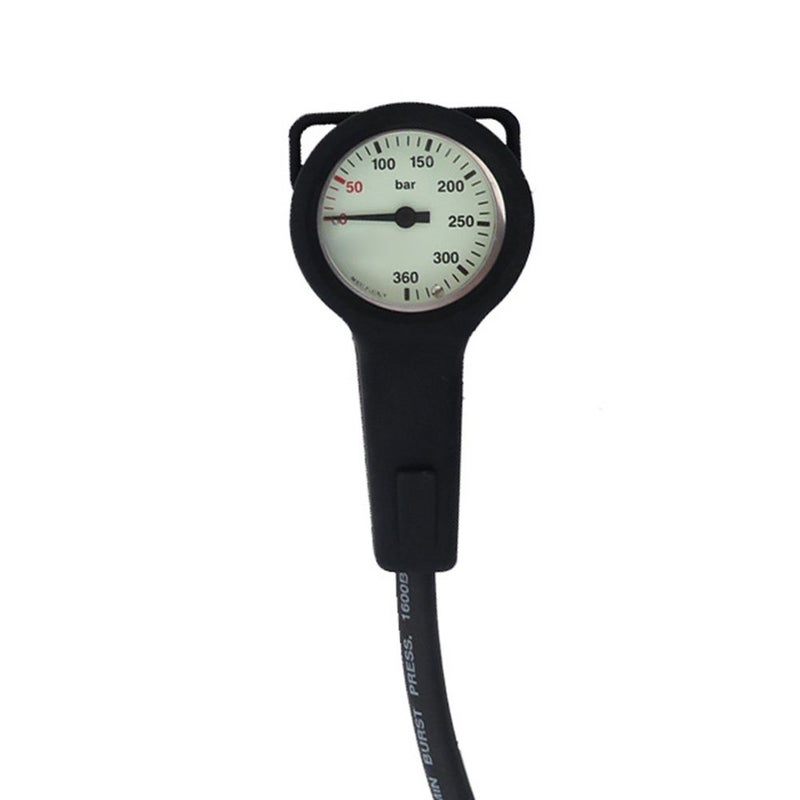 Black EPDM Rubber Cover For Scuba Pressure Gauge 1.97 Inch Diameter - Image 2