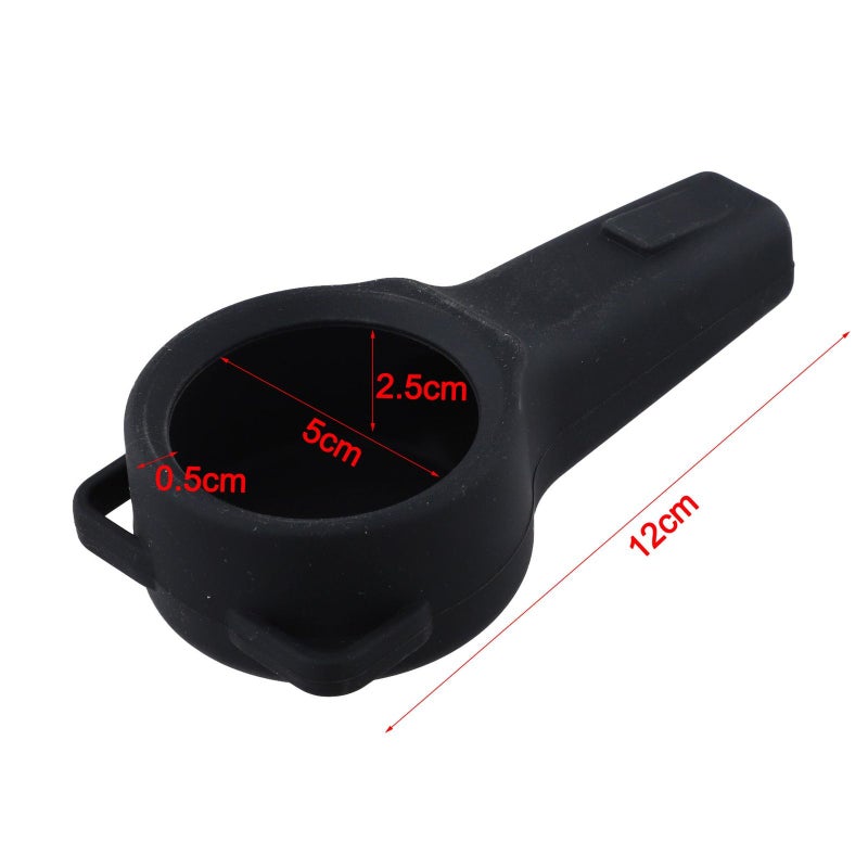 Black EPDM Rubber Cover For Scuba Pressure Gauge 1.97 Inch Diameter - Image 1