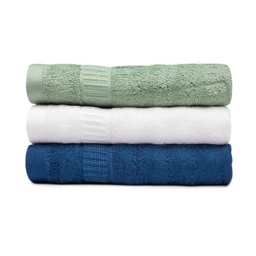 Mush 100% Bamboo Face Towel | Ultra Soft, Absorbent, & Quick Dry Towels for Facewash, Gym, Travel | Suitable for Sensitive/Acne Prone Skin | 13 x 13 Inches | 500 GSM Pack of 3 - Image 1