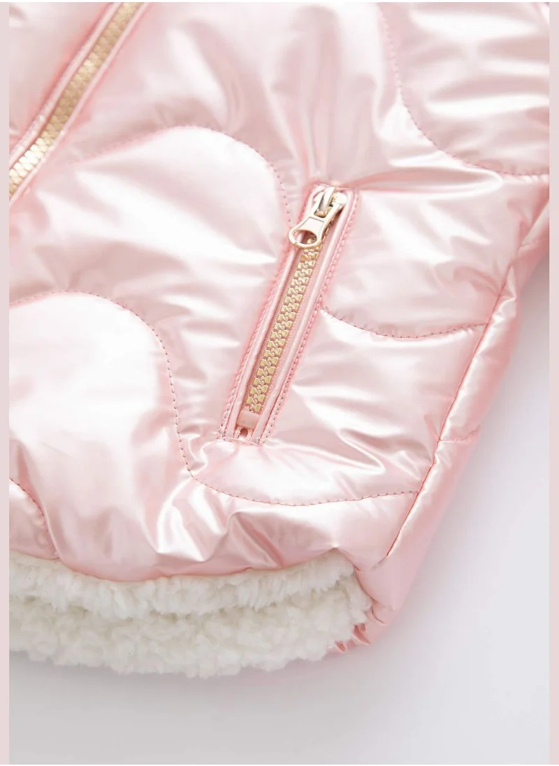 ديفاكتو BabyGirl Hooded Long Sleeve Jacket
