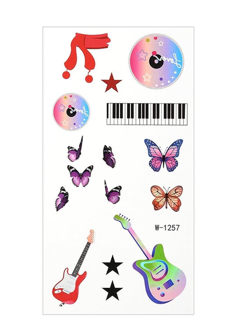 SYOSI Number 13 Temporary Tattoos 5 Sheets Waterproof TS Tattoo Stickers Hand Tattoo for Fans Gifts Birthday Party Decorations Party Favors for Party Supplies for Singer Fans Concert - Image 5