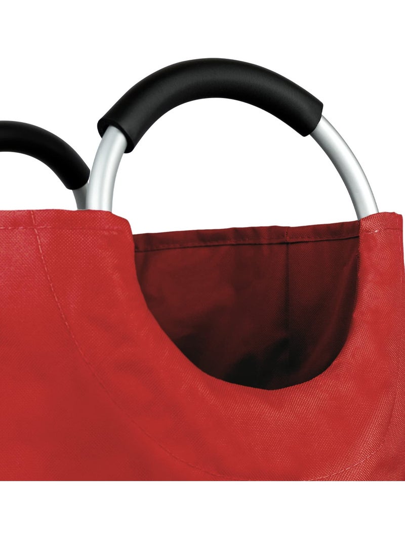 BORTONY Large Laundry Bag Foldable Hamper Laundry Basket Padded Handles Easy to Carry Washing Baskets for Laundry Clothes Hamper for Kids Bedroom Bathroom Nursery Utility Room - Image 5
