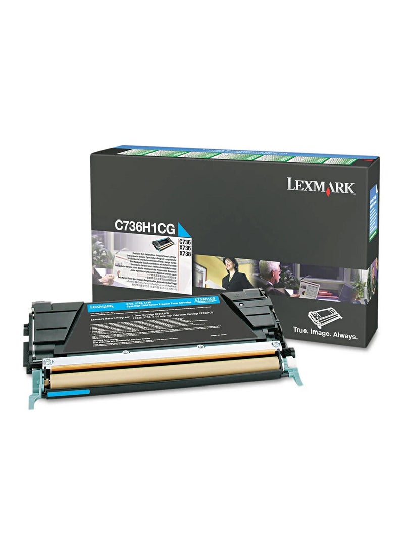 Lexmark LEXMARK C73X/X73X 10K CYAN RETURN PROGRAMME CARTRIDGE