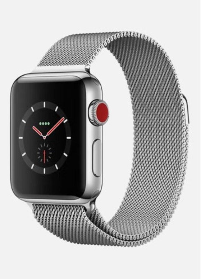 Steel Replacement Band For Apple Watch 40mm Silver 