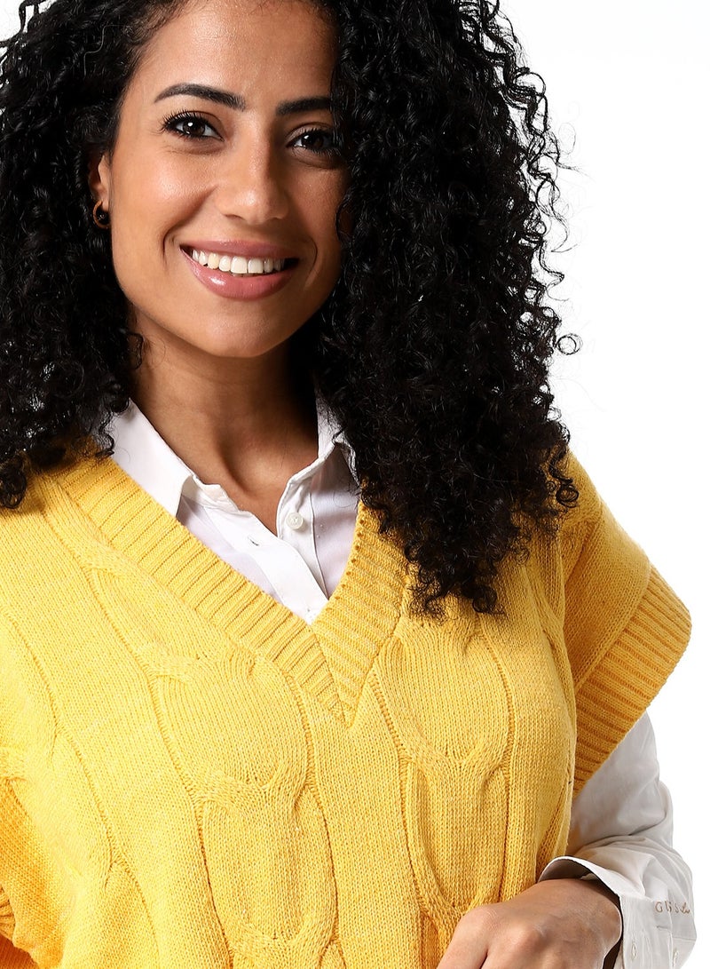 Caesar Womens Wool Long Vest - Image 3
