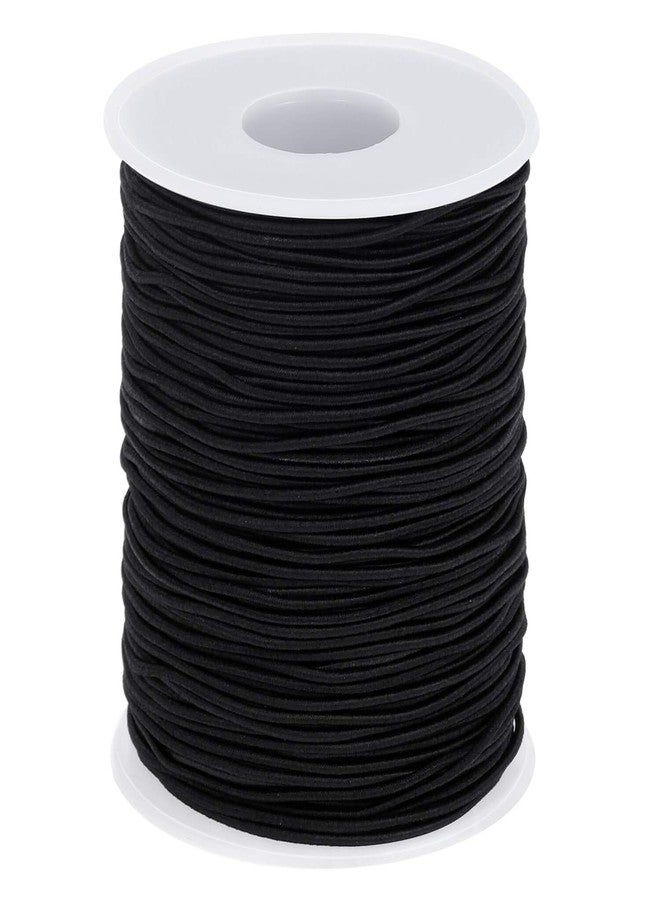 selizo Elastic String for Bracelets, Selizo Elastic Cord for Jewelry, Stretchy String for Necklace Making, Beading and Sewing (1.2 MM, 109 Yards, Black) - Image 1