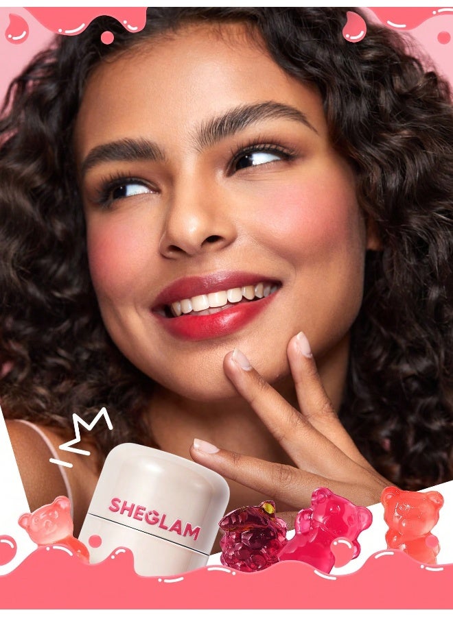 SHEGLAM Jelly-Licious Hydrating Lip & Blush Tint- Howdy - Image 5