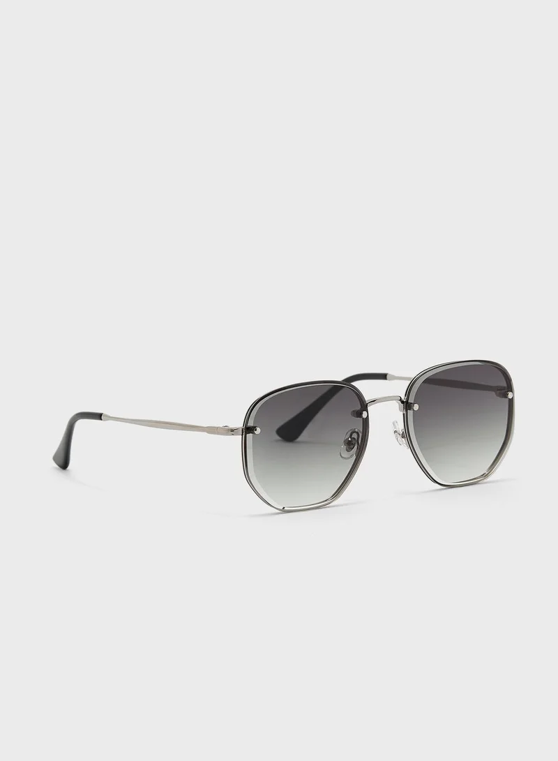 Seventy Five Polarized Lens Square Sunglasses