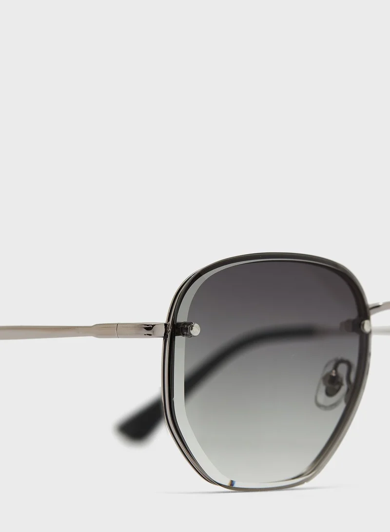 Seventy Five Polarized Lens Square Sunglasses