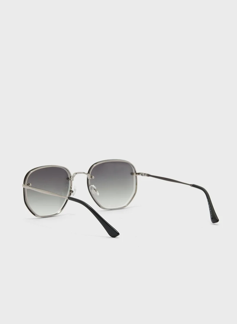 Seventy Five Polarized Lens Square Sunglasses