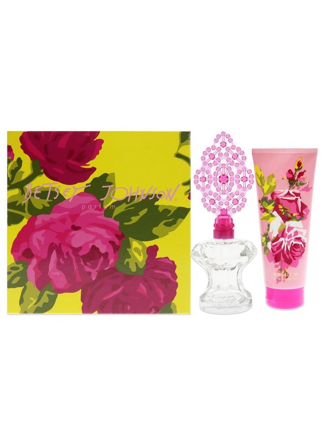 Betsey Johnson Betsey Johnson By Betsey Johnson For Women. Seteau De Parfum Spray 3.4 Oz & Body Lotion 6.7 Oz  - Image 1
