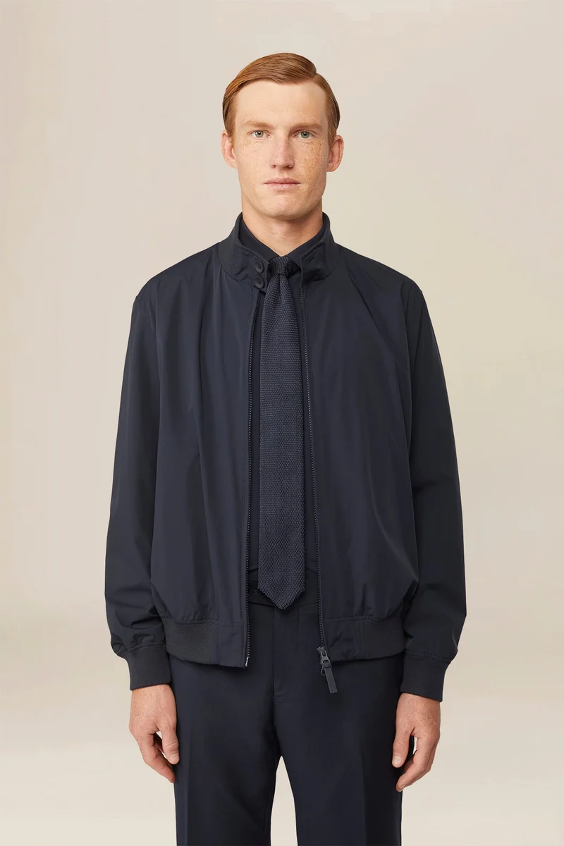 Doppelganger Herrington technical lined men's jacket - DK Blue