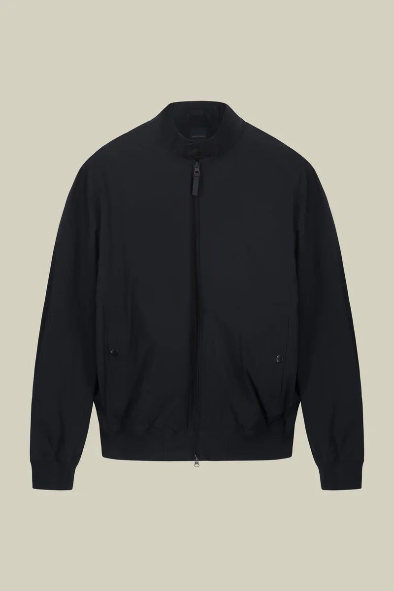 Doppelganger Blue Herrington technical lined men's jacket - DK Blue for Men | Best Price UAE