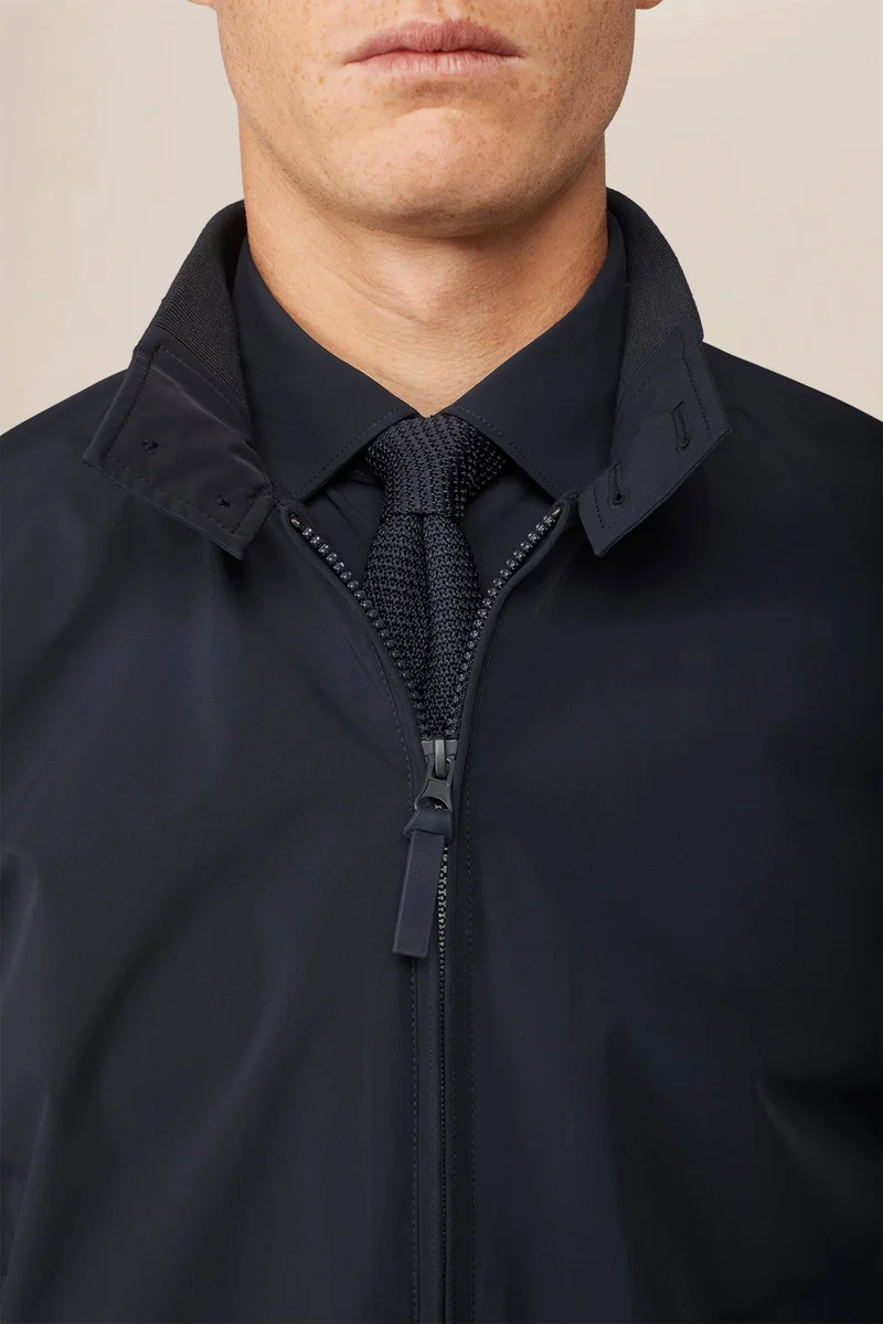 Doppelganger Blue Herrington technical lined men's jacket - DK Blue for Men | Best Price UAE