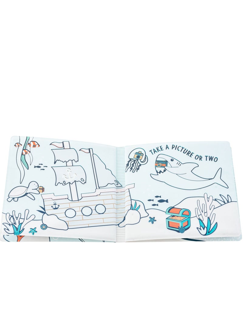 ستيفن جوزيف Color Changing Bath Book	Shark - Image 4