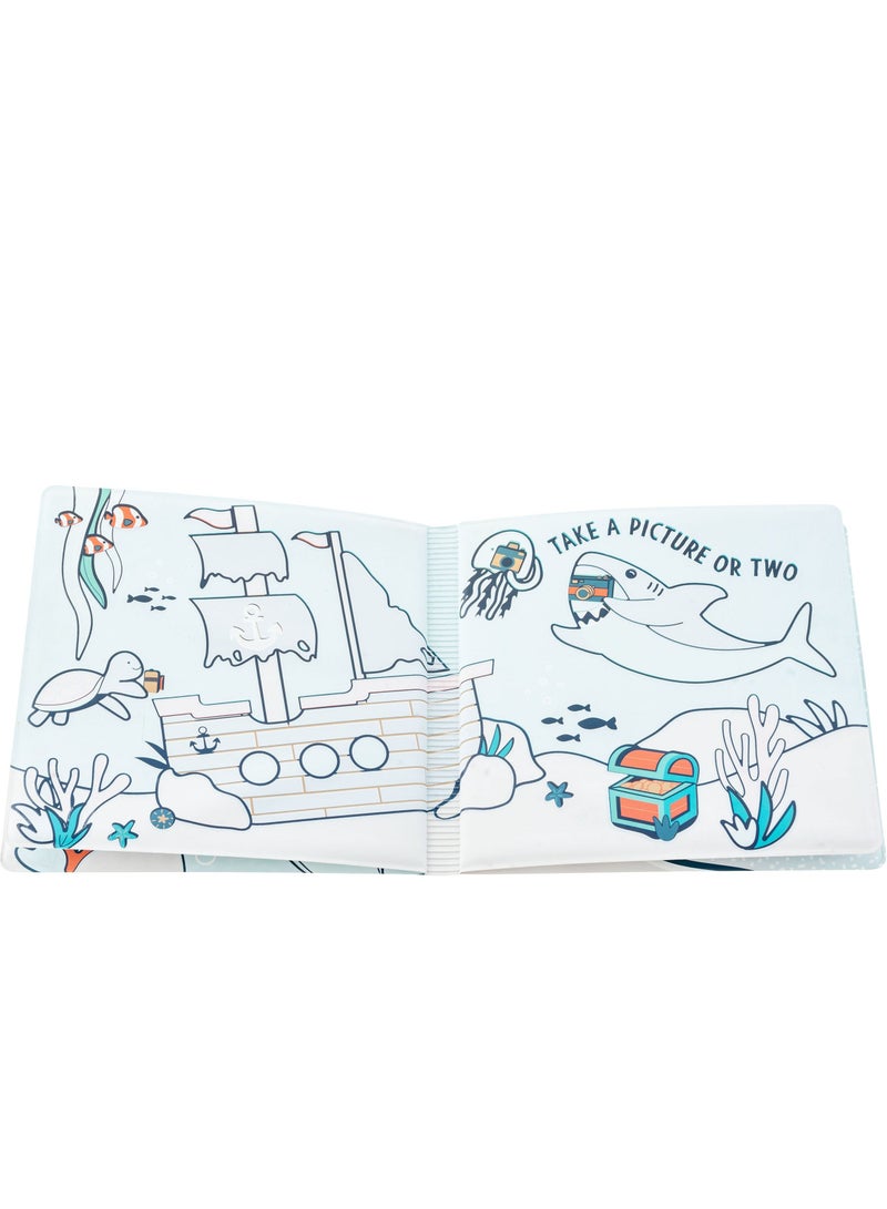 ستيفن جوزيف Color Changing Bath Book	Shark - Image 5