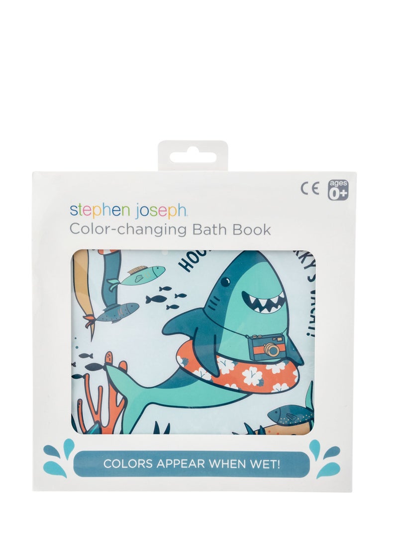 ستيفن جوزيف Color Changing Bath Book	Shark - Image 1