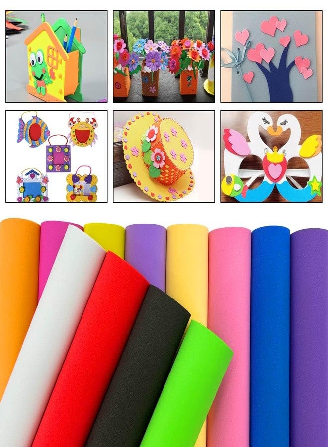 biguphate 60 Pack EVA Foam Sheets, 12 x 8 Inch, 1mm Thick, Assorted 15 Colors Crafting Sponge Foam Paper for School Scrapbooking and DIY Craft Projects - Image 5