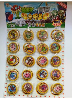 Ultraman Round Cards Waterproof Thickened Childrens Toy Set Plant 100 thick round card