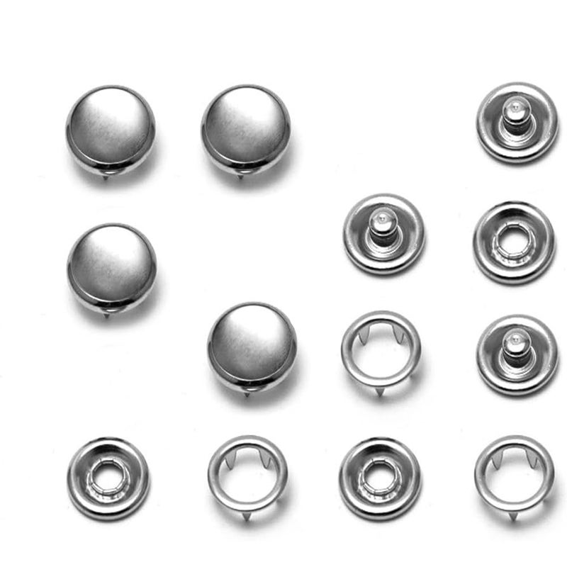 Ring Buttons Snap Buttons for Shirts T Shirts All Types of Sewing Crafts 48 Sets Buttons 48x4192 Paces Size 16L 10mm Transparent Clear D64D65  - Image 2