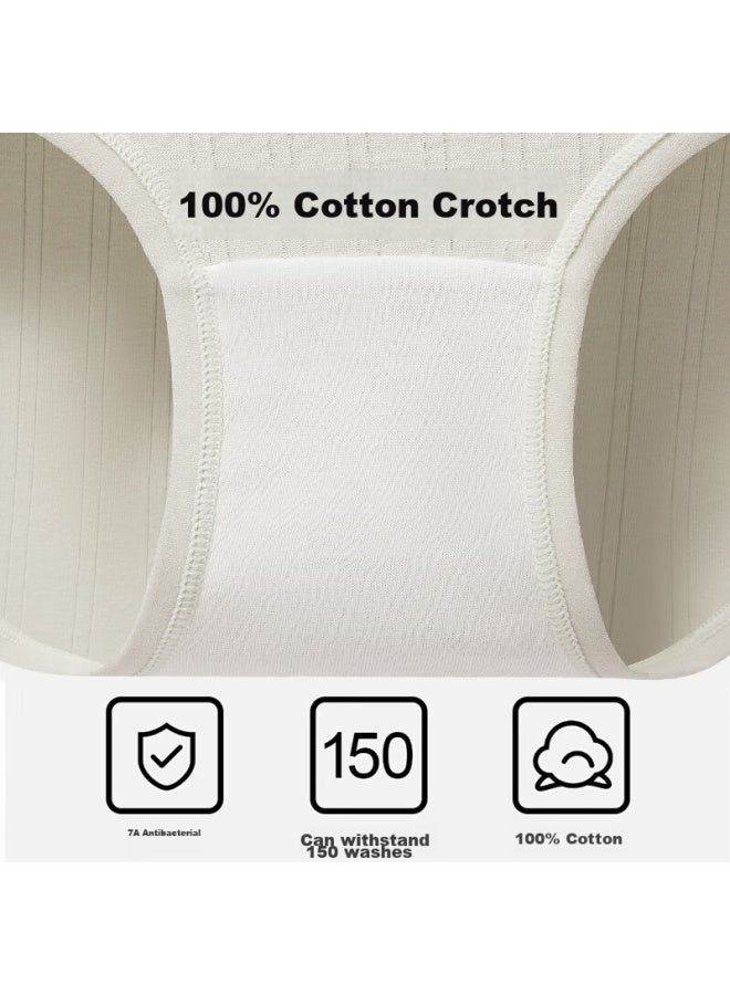 Madallo A-class Baby Cotton Women's Underwear Women's Pure Cotton 100% 7a Antibacterial Crotch Mid-waist Seamless Underwear Triangle Pants Autumn New Arrival - Image 2