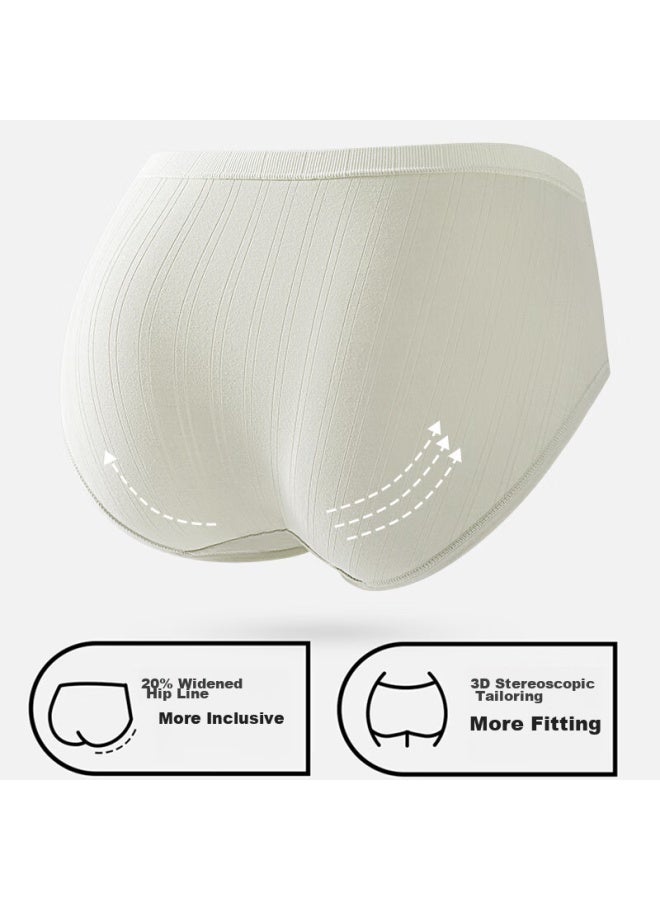 Madallo A-class Baby Cotton Women's Underwear Women's Pure Cotton 100% 7a Antibacterial Crotch Mid-waist Seamless Underwear Triangle Pants Autumn New Arrival - Image 3