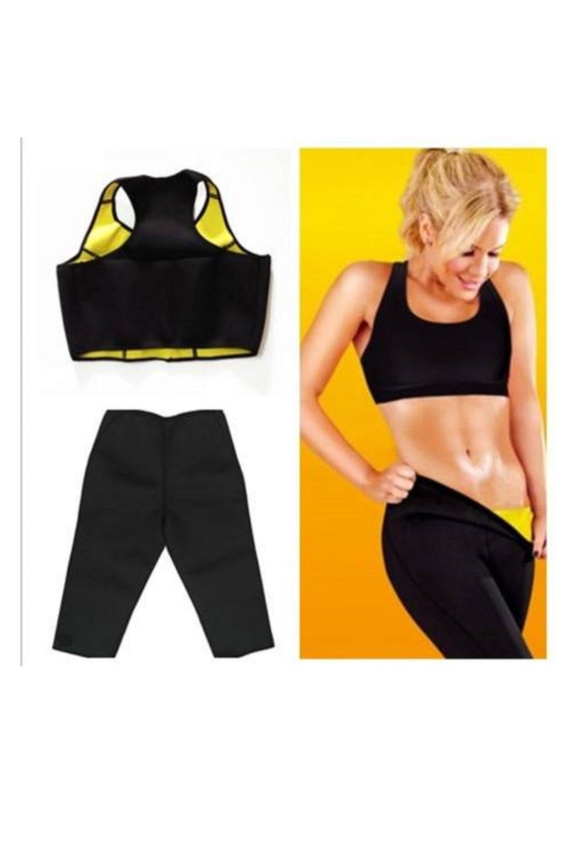 زوبا بدلة ساونا للتعرق وفقدان الوزن – تصميم مريح لزيادة التعرق وحرق الدهون – مثالية للتمارين الرياضيةكودL 8934 - Image 4