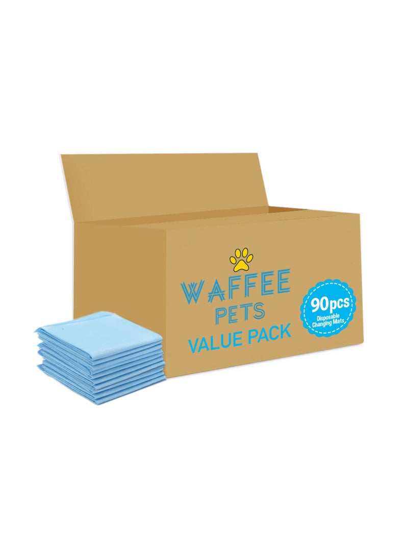 Waffee Disposable Changing Mats, 90 Counts - pzsku/ZB55F7FEE2E91ED927FF2Z/45/_/1691064279/78a30bb4-7736-4fa0-aed7-46ce67d1f27b