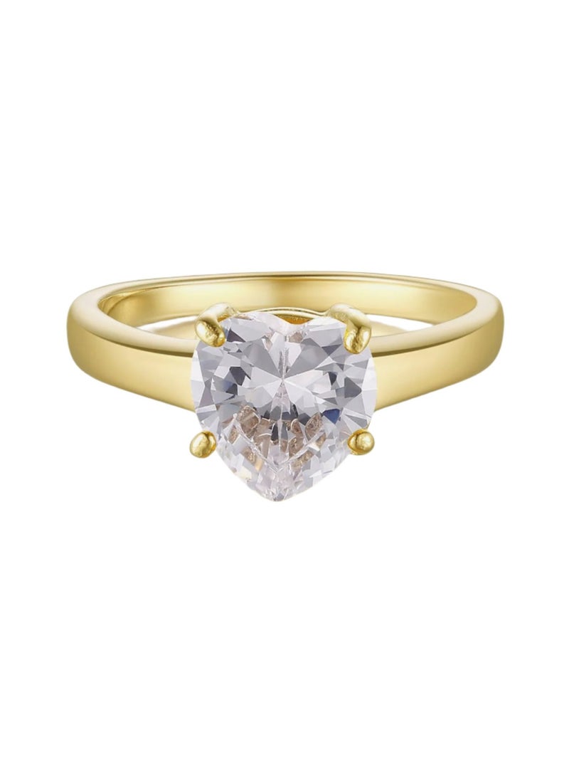 زنك خاتم زينك النسائي بالذهب من الستانلس ستيل | ZFRG002GHC - Image 2