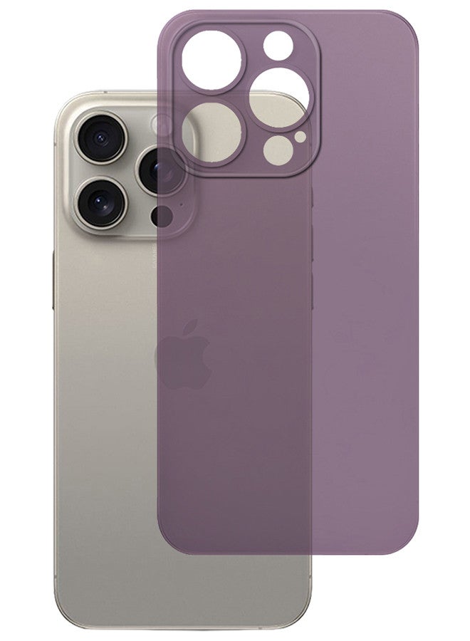 CATANES (for iPhone 15 Pro Max) Case Cover Air Skin Series Back Cover Sturdy Durable Thin Case Drop Protection Cover Transparent Purple - Image 2